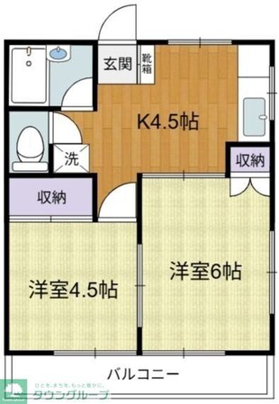 クリハラハイムの物件間取画像